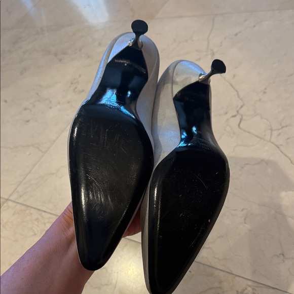 Fortuna Valentino Vintage Elegant Gray Pumps - Picture 8 of 11